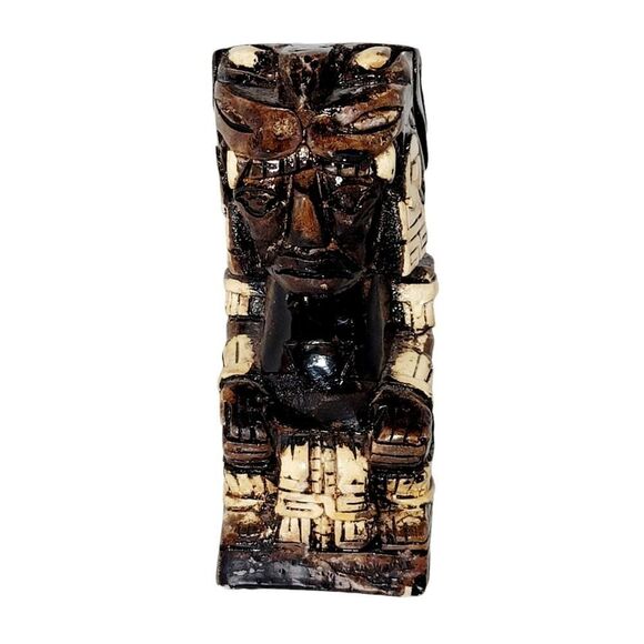 Tiki Vintage Hand Carved Wood Wooden Carving Bar Totem Statue - Picture 1 of 8